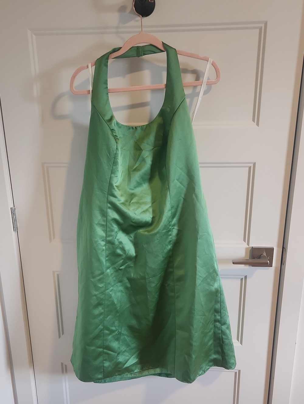 David Bridal Satin Mini Dress